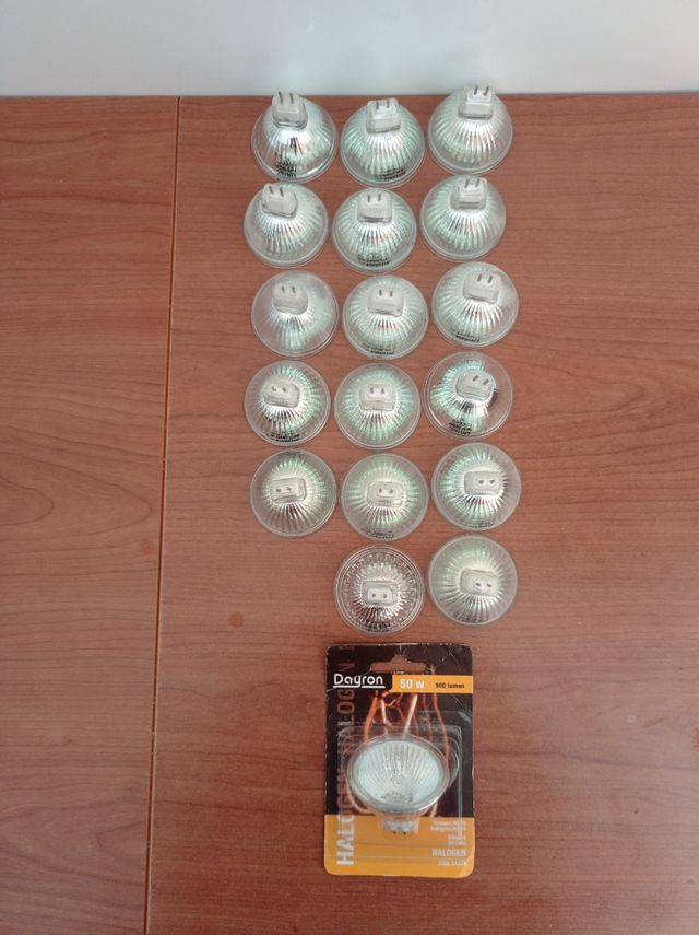 Bombillas halógenas 50w