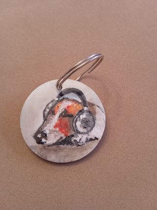 Llavero realizado a mano