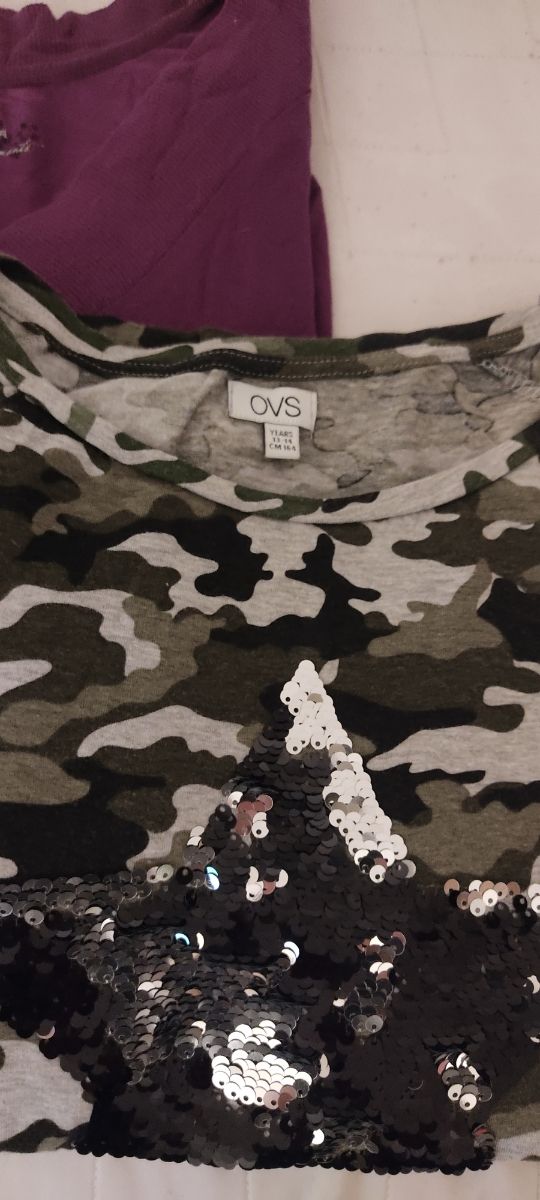 Set di 4 magliette maniche lunghe