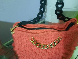 Borsa fatta a mano un lana cotta