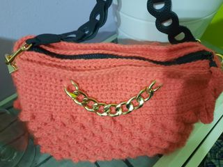 Borsa fatta a mano un lana cotta