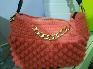 Borsa fatta a mano un lana cotta