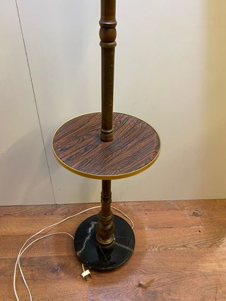 LÁMPARA ANTIGUA DE PIE VINTAGE