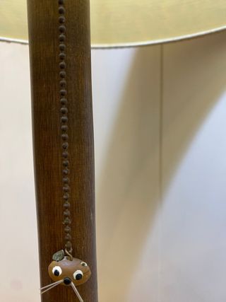 LÁMPARA ANTIGUA DE PIE VINTAGE