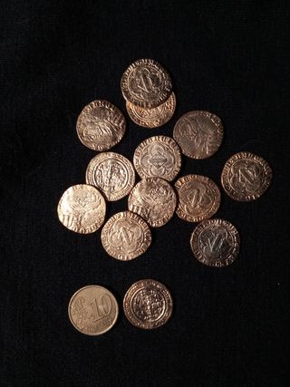 Monedas arras de boda