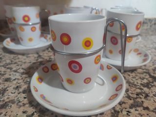 Juego vasos de leche