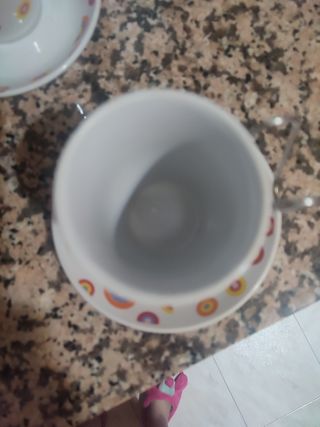 Juego vasos de leche