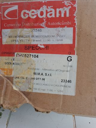 Specchietto Opel vectra