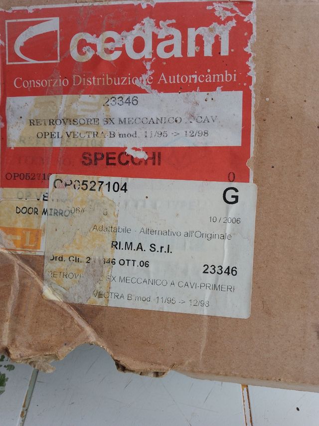 Specchietto Opel vectra