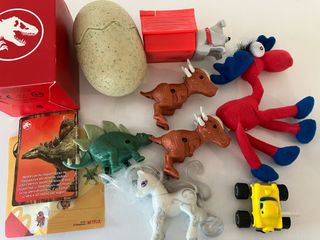 Happy meal, burger king, kinder sopresa