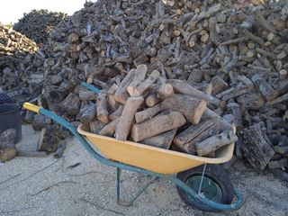 Leña a domicilio .