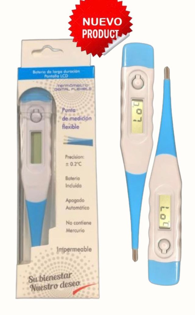 Termometro Flexible digital pantalla LCD