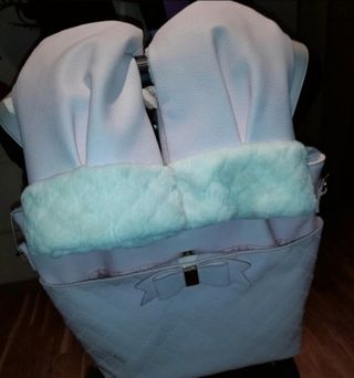 Saco silla mayoral + manoplas + bolsa