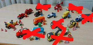 Lote de vehículos magneticos Playtive Junior
