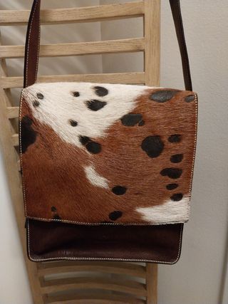 Bolso bandolera Plata de Palo . Unisex .