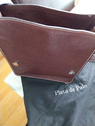 Bolso bandolera Plata de Palo . Unisex .