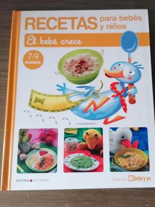 Colección 5 Libros recetas bebes y niños