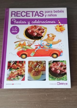 Colección 5 Libros recetas bebes y niños