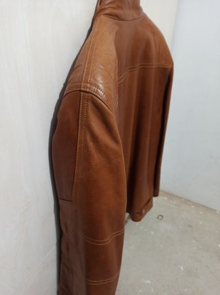 Cazadora de piel auténtica 