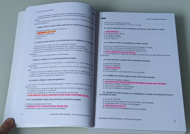 EIR Test de evaluación (MAD)