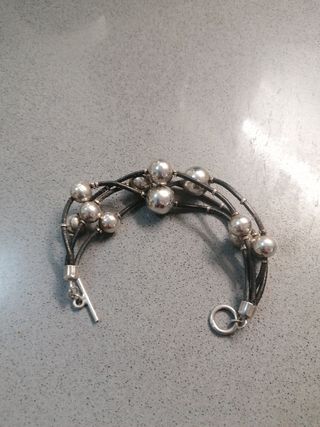 Pulsera bolas Mercado de la plata 925. Impecable.