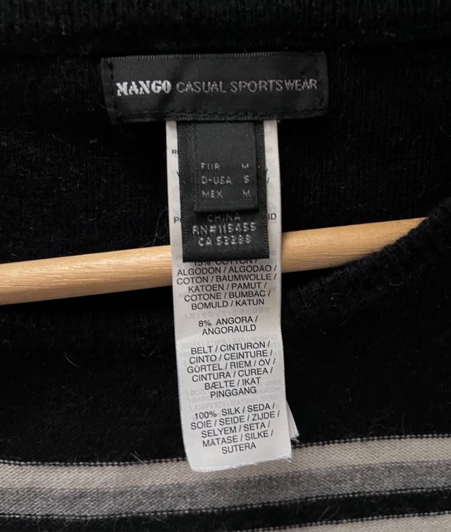 Vestido Mango tricolor