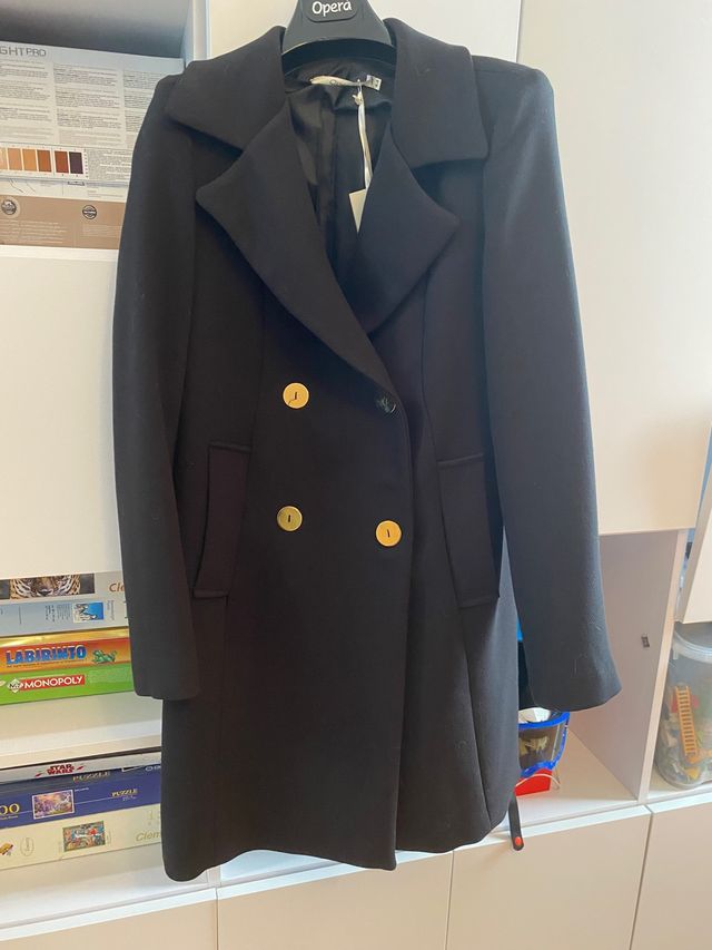 cappotto nero taglia 44 nuovo