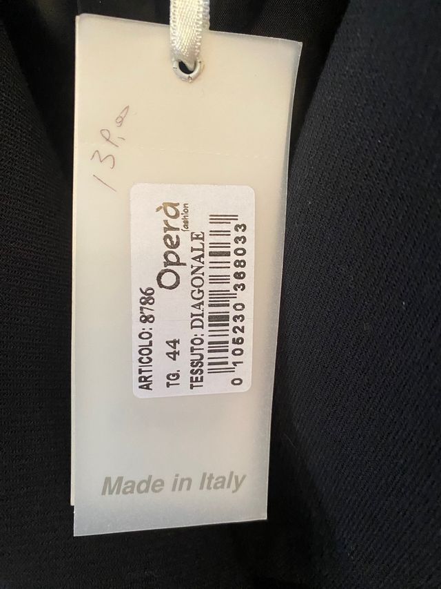 cappotto nero taglia 44 nuovo