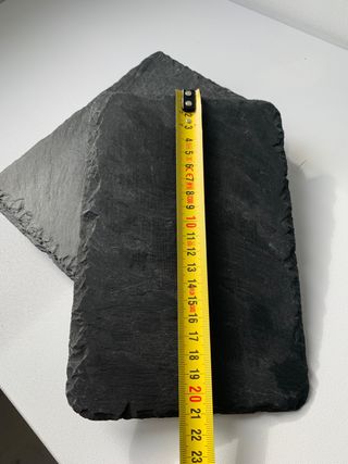 bandeja plato pizarra