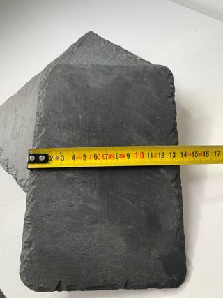 bandeja plato pizarra