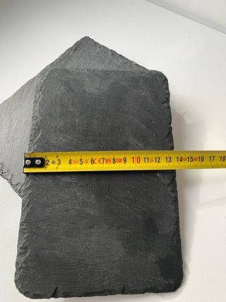 bandeja plato pizarra