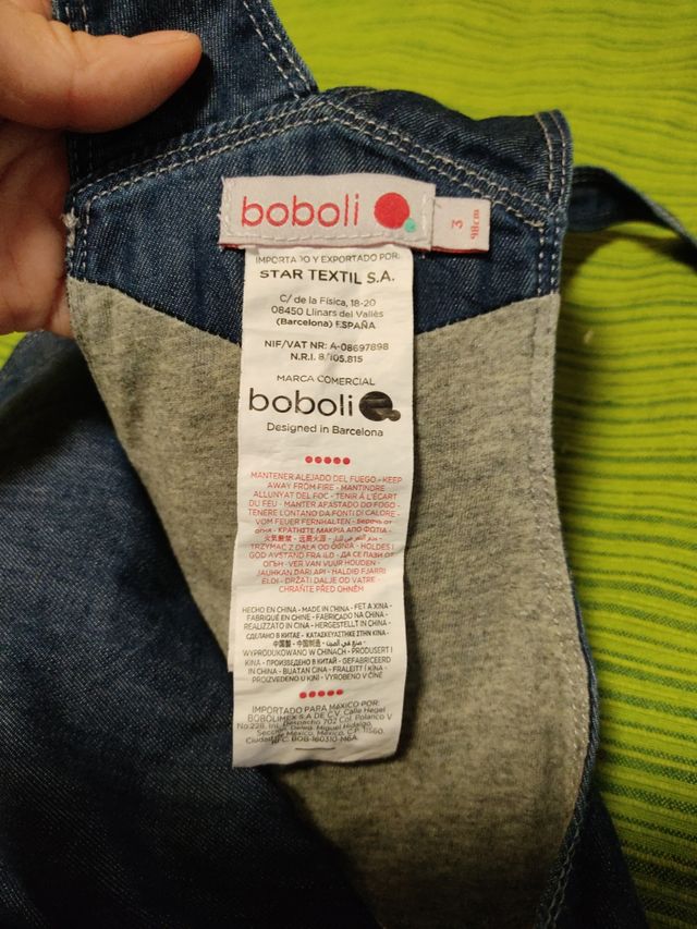 Peto Boboli talla 3 años 98 cm seminuevo