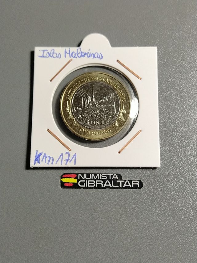 Moneda 2 pounds Islas Malvinas 2014