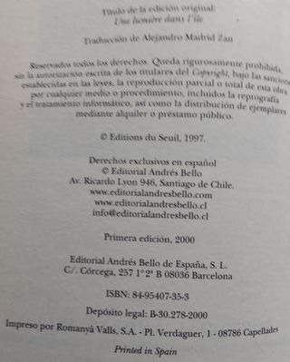 Libro "Una Luz en la Isla" de Claire Bonnafe