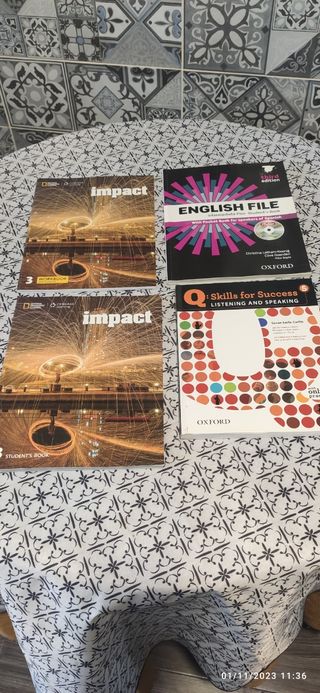 Libros de inglés nuevos 