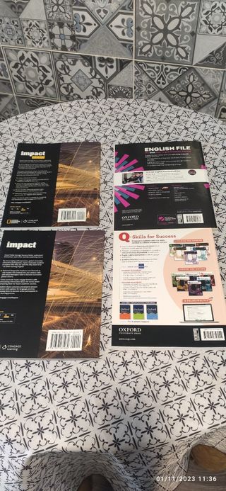 Libros de inglés nuevos 
