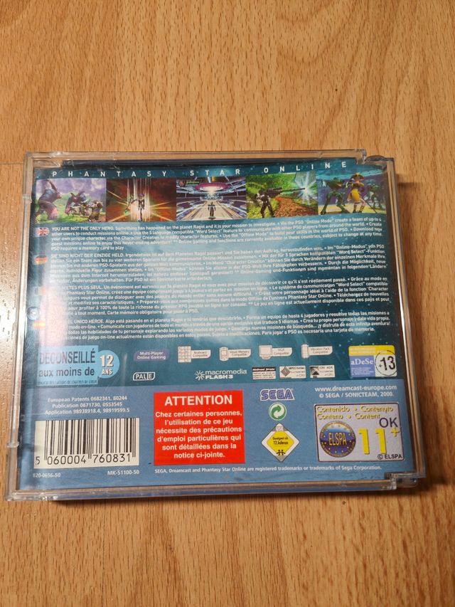 Phantasy star online dreamcast