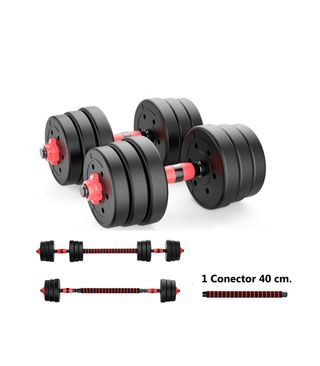 Juego de mancuernas ajustables 2 en 1 20kg