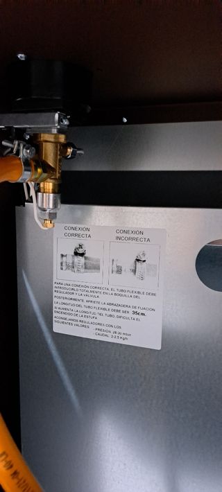 Estufa o calentador de gas