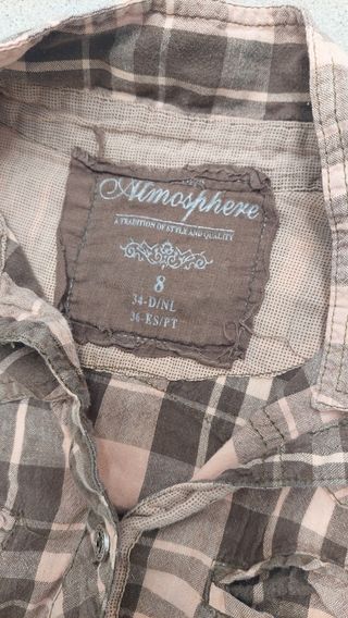 Camisa larga mujer atmosfhere