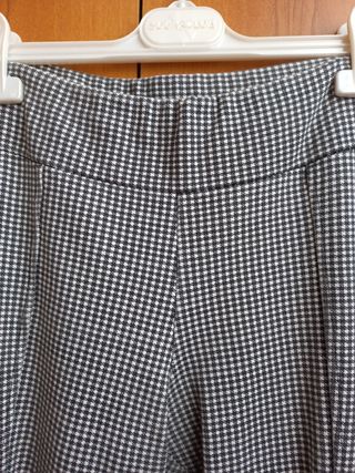 Calzoni elasticizzati pied de poule 