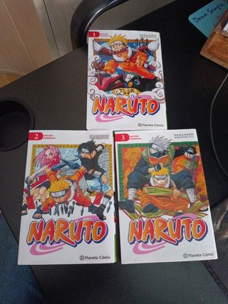 Comics 1, 2 y 3 de Naruto