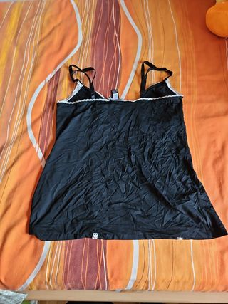 Camiseta ajustado de Mango Negra