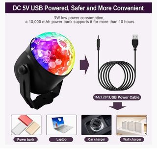 🪩 BOLA DE LUZ DISCOTECA 🪩