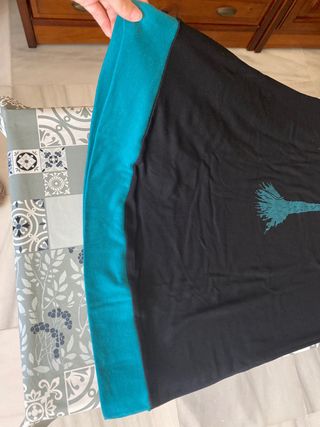 Vestido negro y azul nuevo
