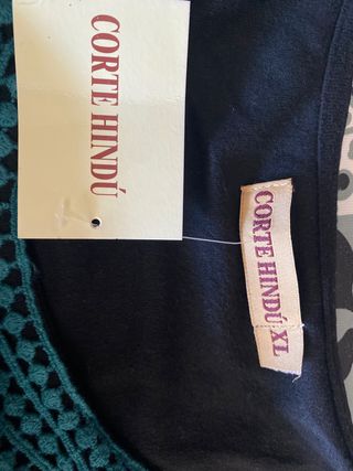 Vestido negro y azul nuevo
