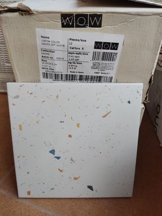 Azulejo porcelánico marca WOW