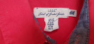 Camisa niño H&M talla 12-13 años
