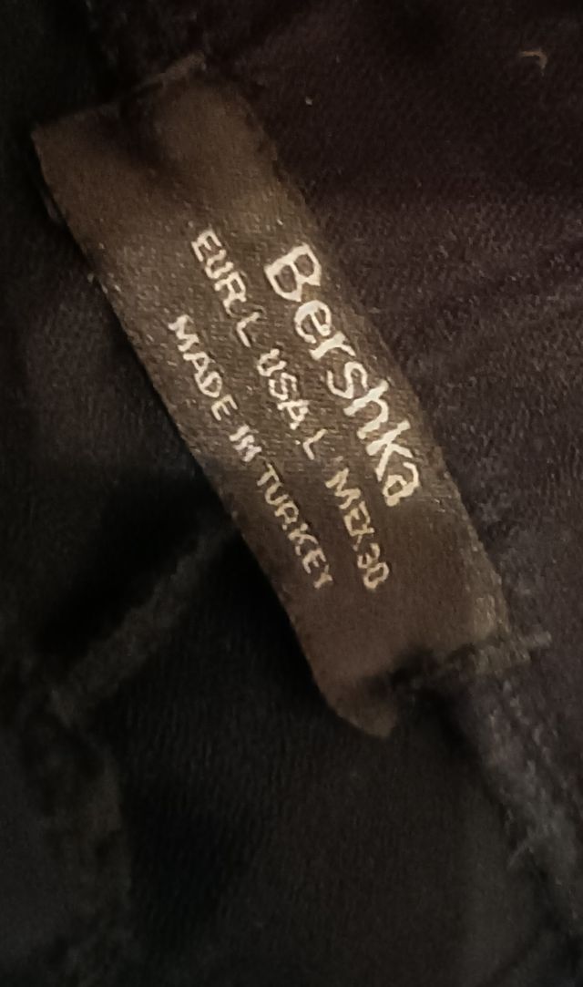 Pantalones cargo negro