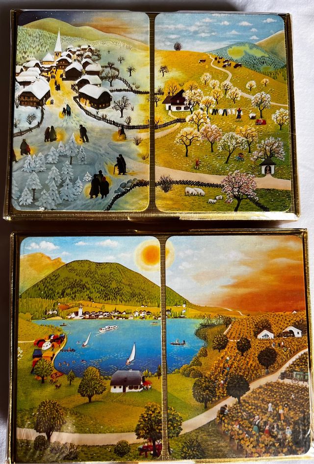 Piatnik playing cards seasons